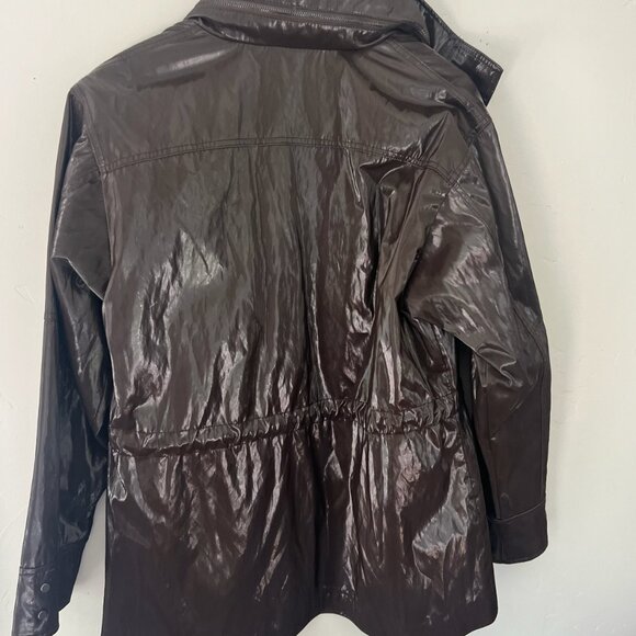 SHINY HOODED PARKA ZW COLLECTION - Picture 11 of 12